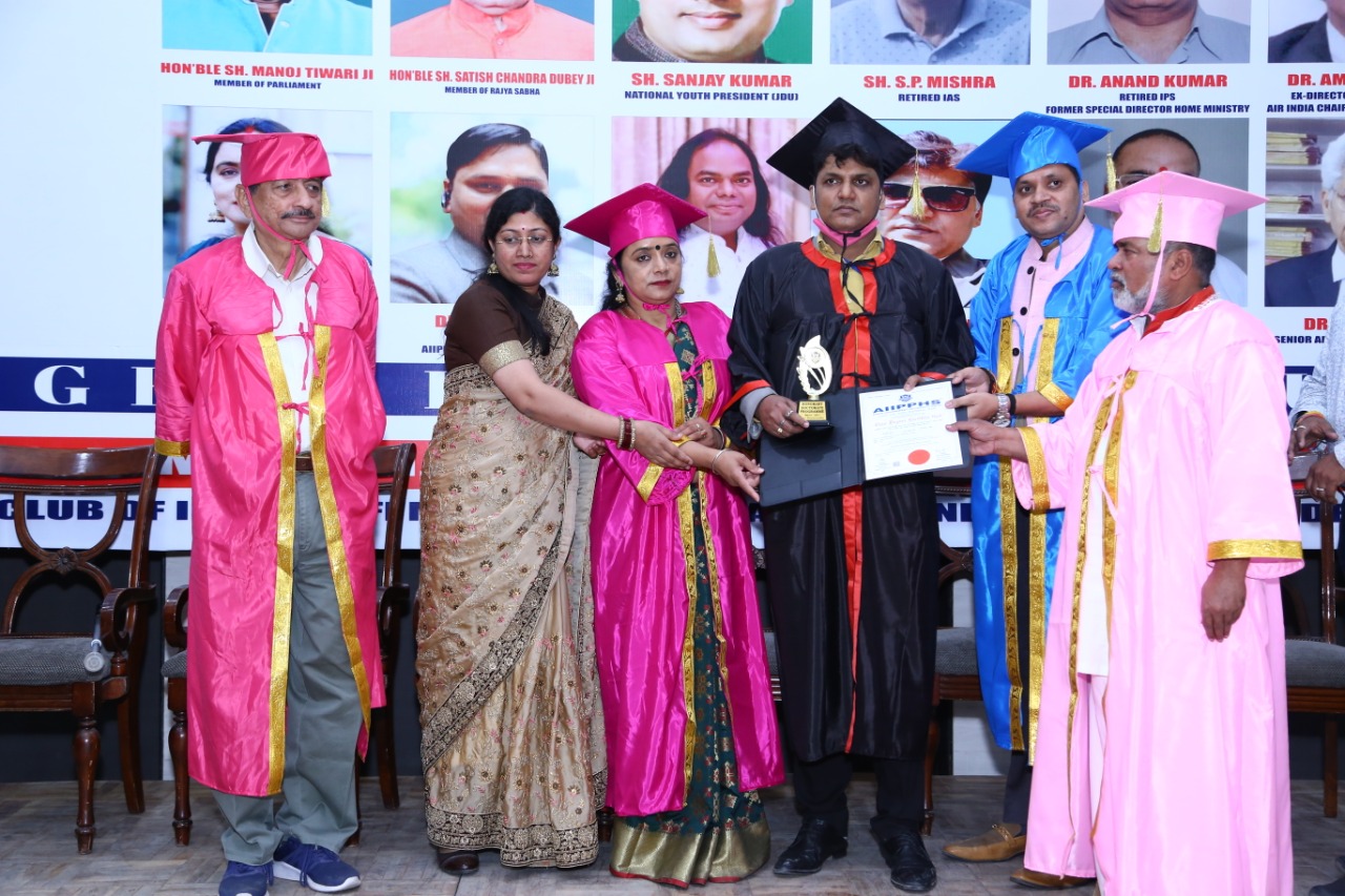 Ranjeet Kumar was Awarded his Doctorate in Business Administration
